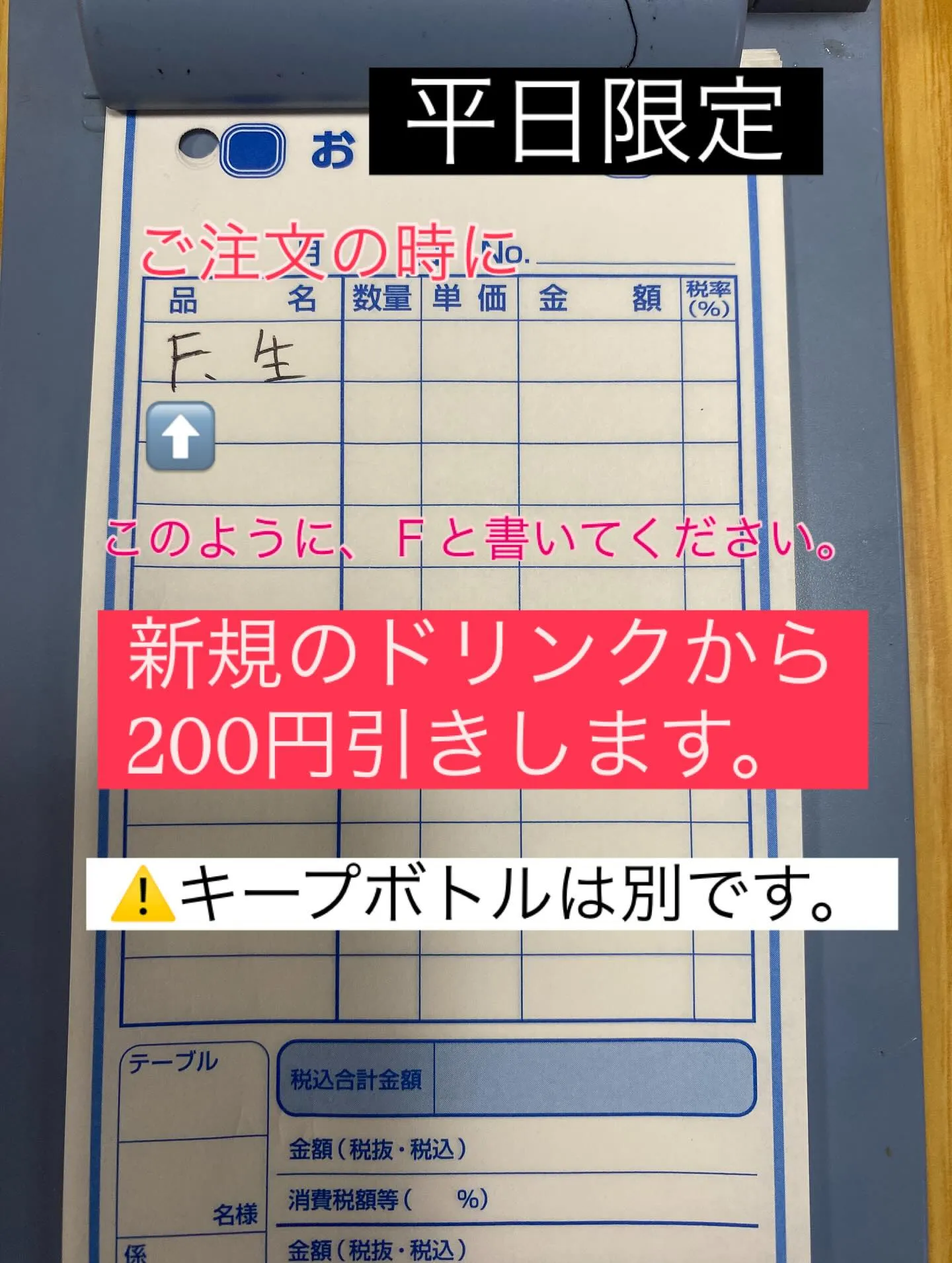店休日  木曜日